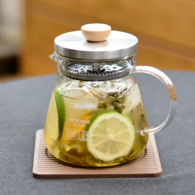 【Driver】滿福壺-700ml(茶具 茶器 泡茶壺 熱茶壺 沏茶壺 冷水壺 冷泡茶 耐熱玻璃壺)