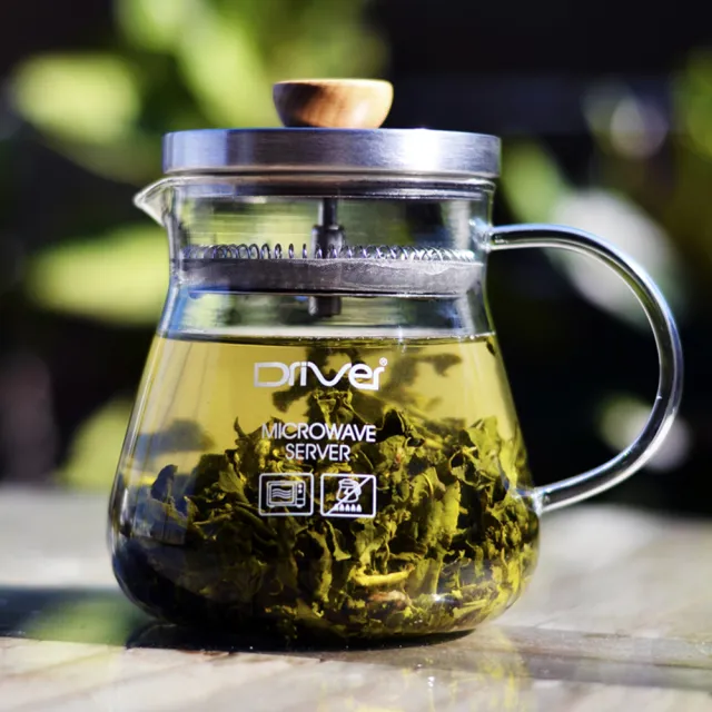 【Driver】滿福壺-700ml(茶具 茶器 泡茶壺 熱茶壺 沏茶壺 冷水壺 冷泡茶 耐熱玻璃壺)