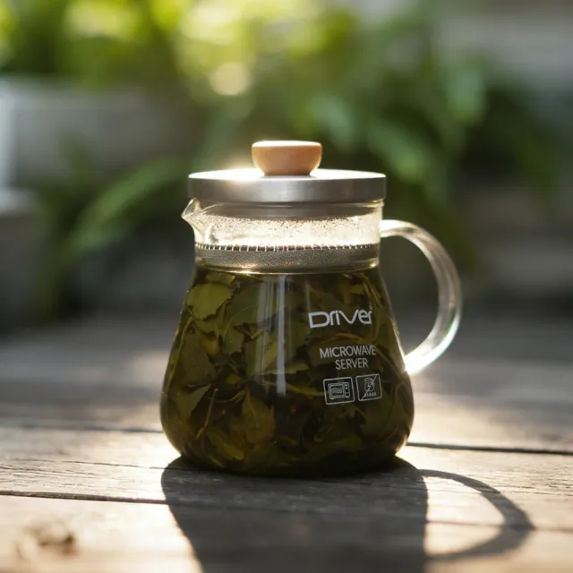 【Driver】滿福壺-700ml(茶具 茶器 泡茶壺 熱茶壺 沏茶壺 冷水壺 冷泡茶 耐熱玻璃壺)