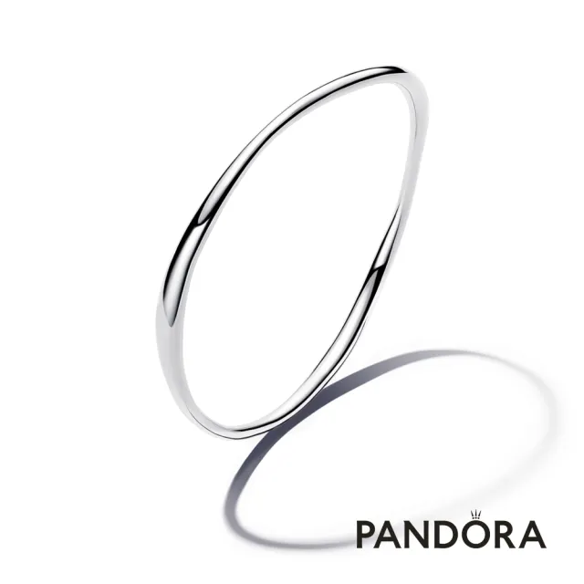 【Pandora 潘多拉】自然流線手環(925銀)