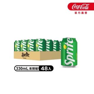 【Sprite 雪碧】易開罐330ml x2箱(共48入;24入/箱)