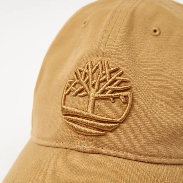 【Timberland】中性小麥色刺繡LOGO棒球帽(A66BA231)