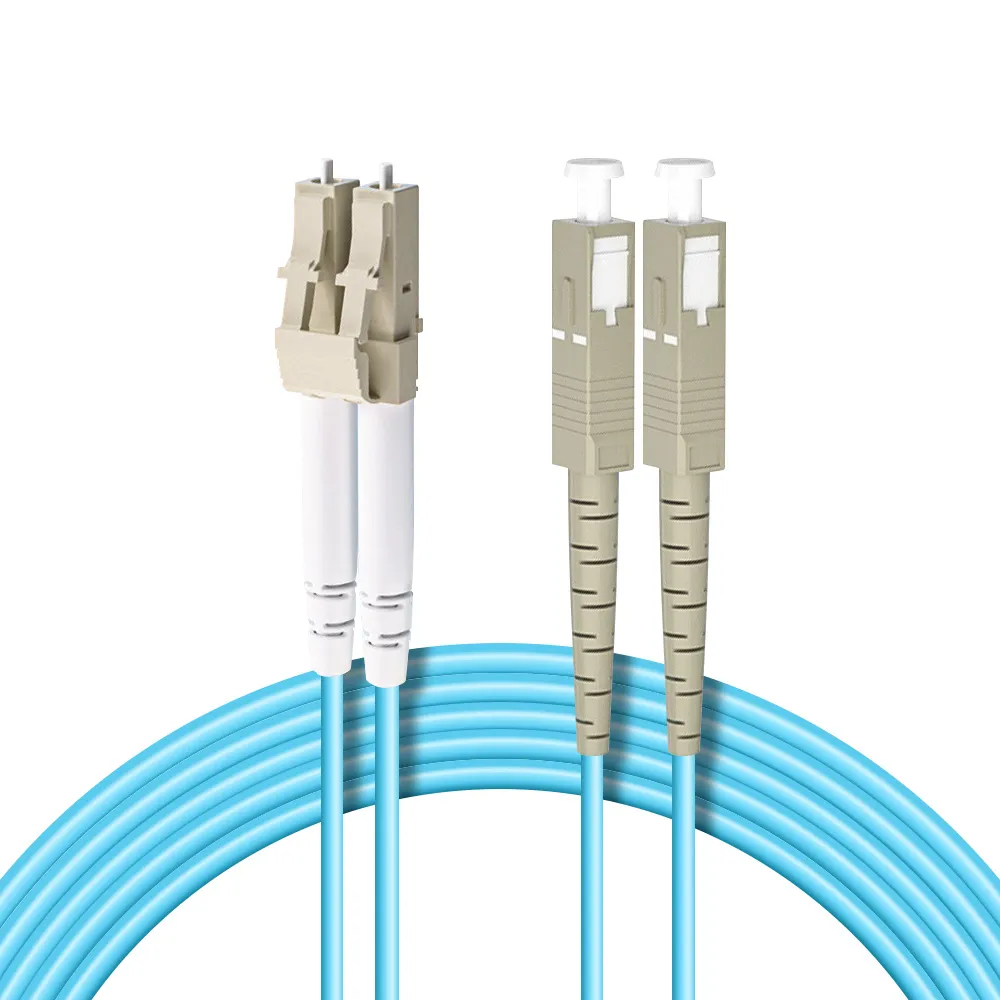【台灣霓虹】電信級LC-SC多模10G雙芯OM3光纖跳線3米