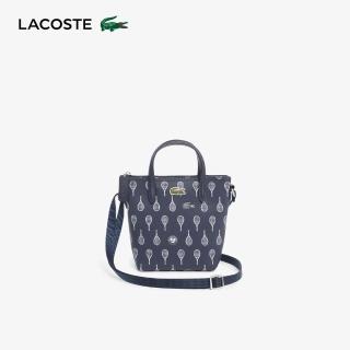 【LACOSTE】包款-迷你法網聯名系列托特包(藍色)