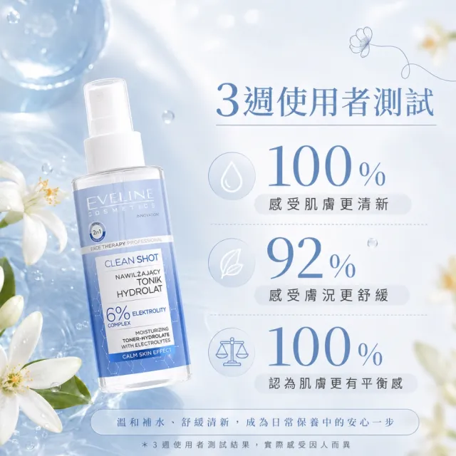 【Eveline Cosmetics】6%電解質橙花植萃精油噴霧 150ml(波蘭原裝)
