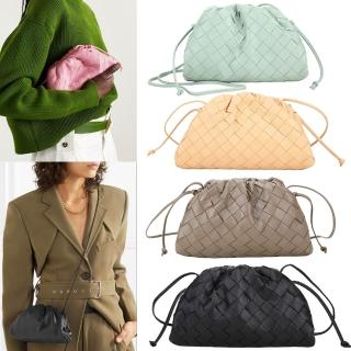 【BOTTEGA VENETA 寶緹嘉】BV Pouch 20 編織羊皮手拿 斜背雲朵包-多色可選