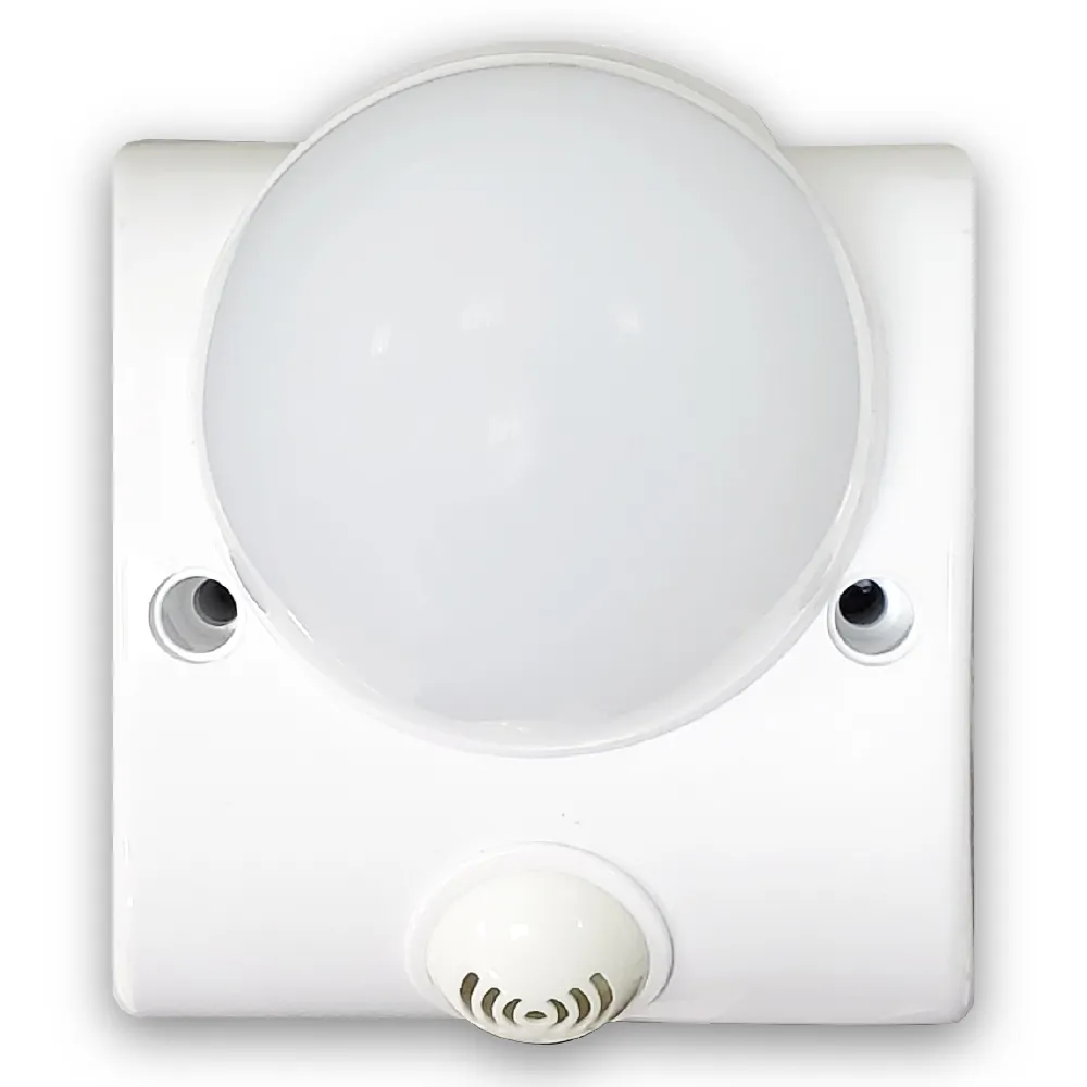 【明沛】5W LED聲光控感應燈(電線插頭式-光控+聲音感應-簡易安裝-MP8396)