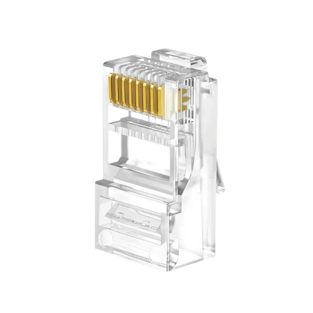【監控博士】Cat5e 網路水晶頭 8C8P 網路頭  非穿透式網路頭 RJ45(100入 / 非穿透式網路線水晶頭)