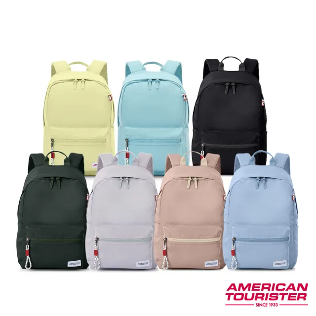 【AMERICAN TOURISTER 美國旅行者】雙11限定★CARTER 潮流輕量大容量筆電後背包/通勤包/電腦包14吋