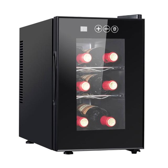【Felsted 菲仕德】電子恆溫紅酒櫃 6瓶裝 葡萄酒櫃 精準控溫 半導體制冷 LED照明 儲酒櫃 冷藏櫃 冷藏冰箱