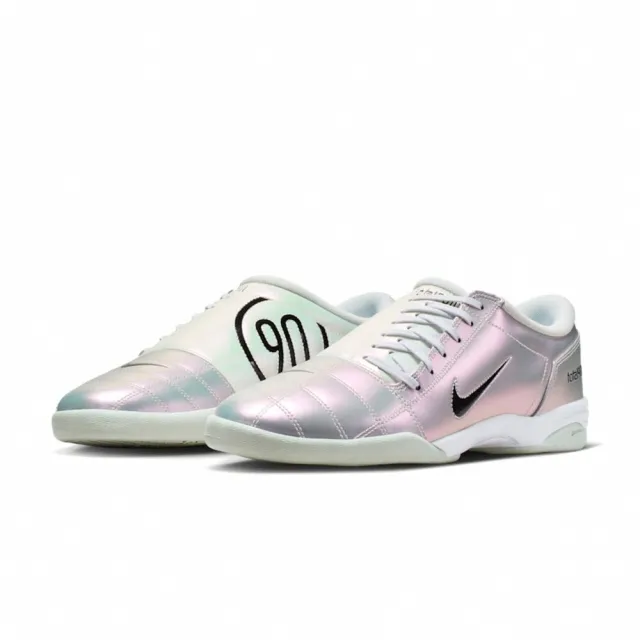 【NIKE 耐吉】TOTAL 90 PRM 男鞋 休閒鞋 運動鞋 足球風 復古 膠底 抓地 銀白(IM3500100)