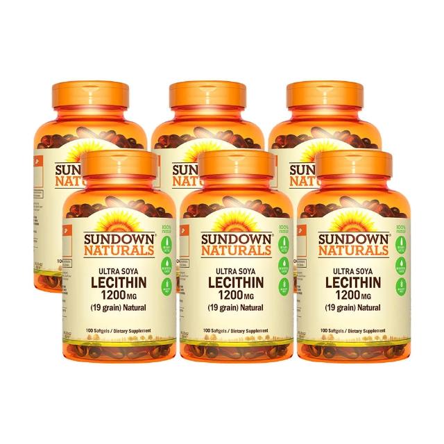 即期品【Sun 日落恩賜】超級61頂級卵磷脂膠囊6瓶組(共600粒-效期至2027.5.31)