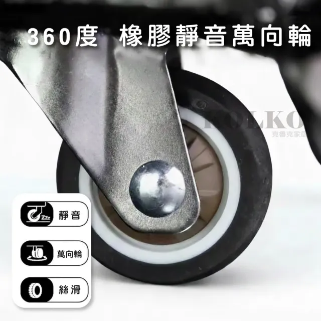 【KOLKO 克魯克家居】附輪超大容量手提防水折疊購物車 帶輪行李袋(收納包/旅行袋/買菜車/推車)