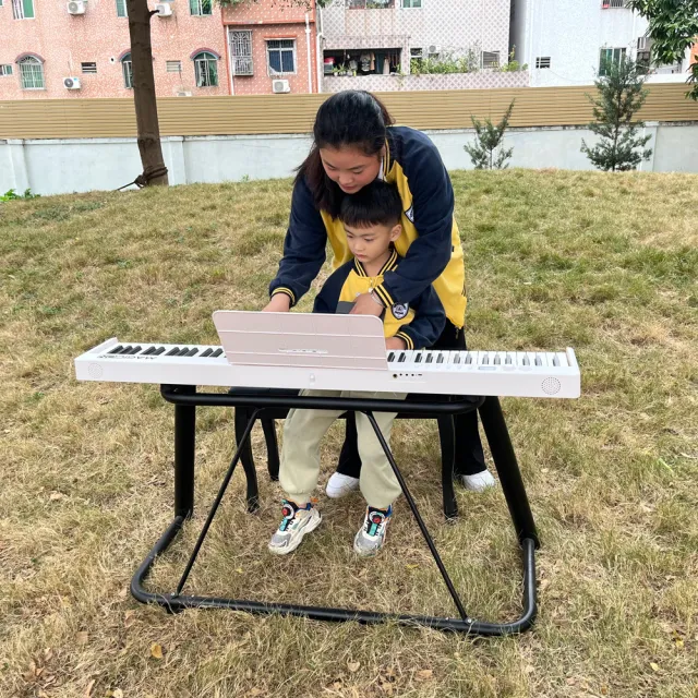 【Bora】跟彈燈加強版BX-20PRO+力度鍵盤88鍵折疊式電鋼琴(法國音源 重力 重錘 折疊電鋼 數位鋼琴)
