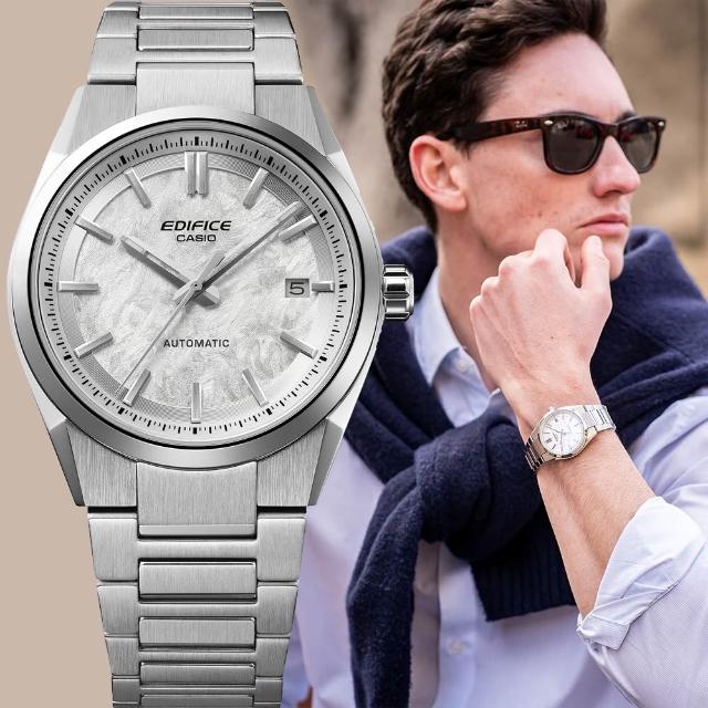 【CASIO 卡西歐】EDIFICE 跑車系列 機械錶 手錶-38mm 送禮 禮物 推薦(EFK-110D-7A)