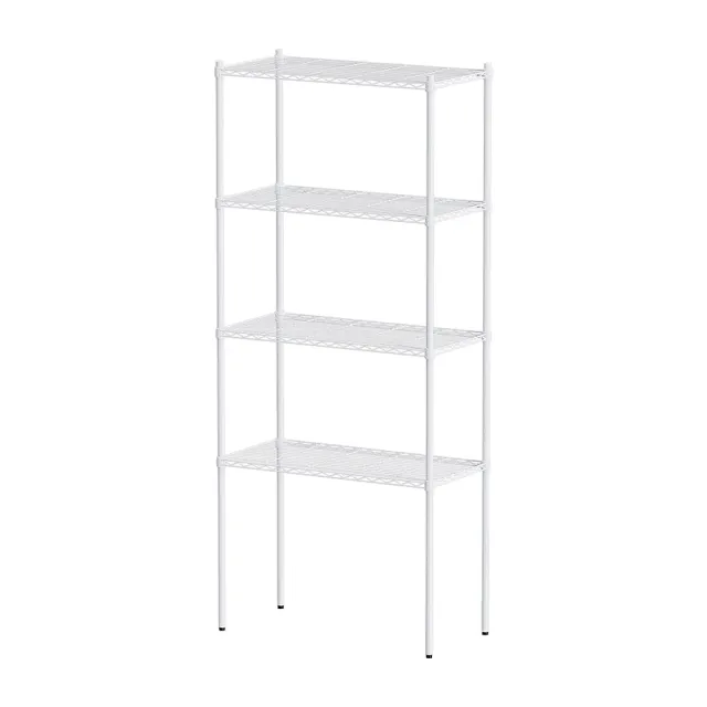 【dayneeds 日需百備】輕型 90x45x210公分烤漆四層架(鐵力士架/收納層架/鞋架/展示架/層架/鐵架)