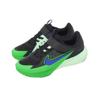 【NIKE 耐吉】慢跑鞋 Sonic Fly PS 中童 童鞋 黑 綠 運動鞋 FZ0016-009