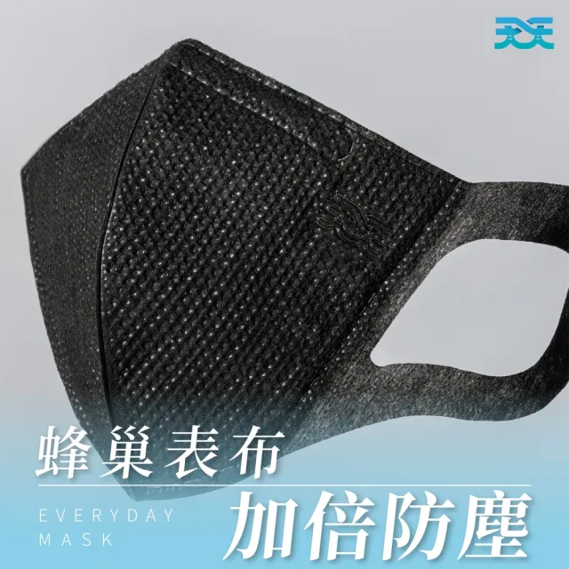 【天天】機車族專用醫療活性碳口罩(25入/盒 立體口罩)