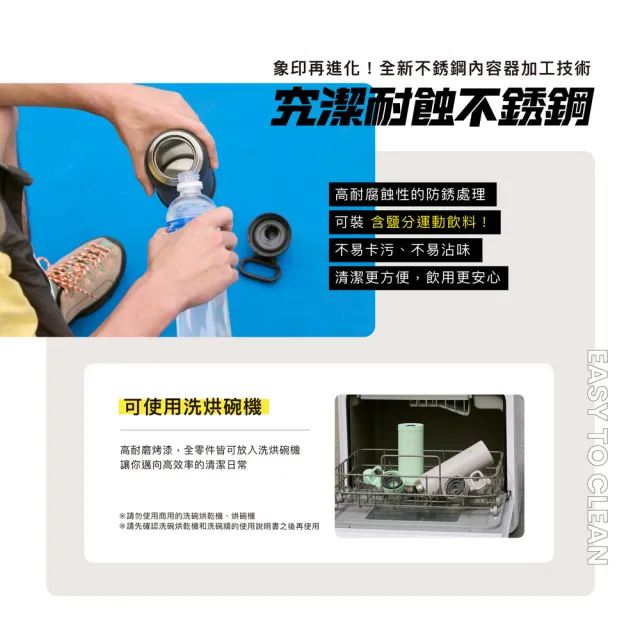 【ZOJIRUSHI 象印】輕旋蓋提把不銹鋼真空保冷瓶-1000ml (SD-KA100H 保冰/環保杯)