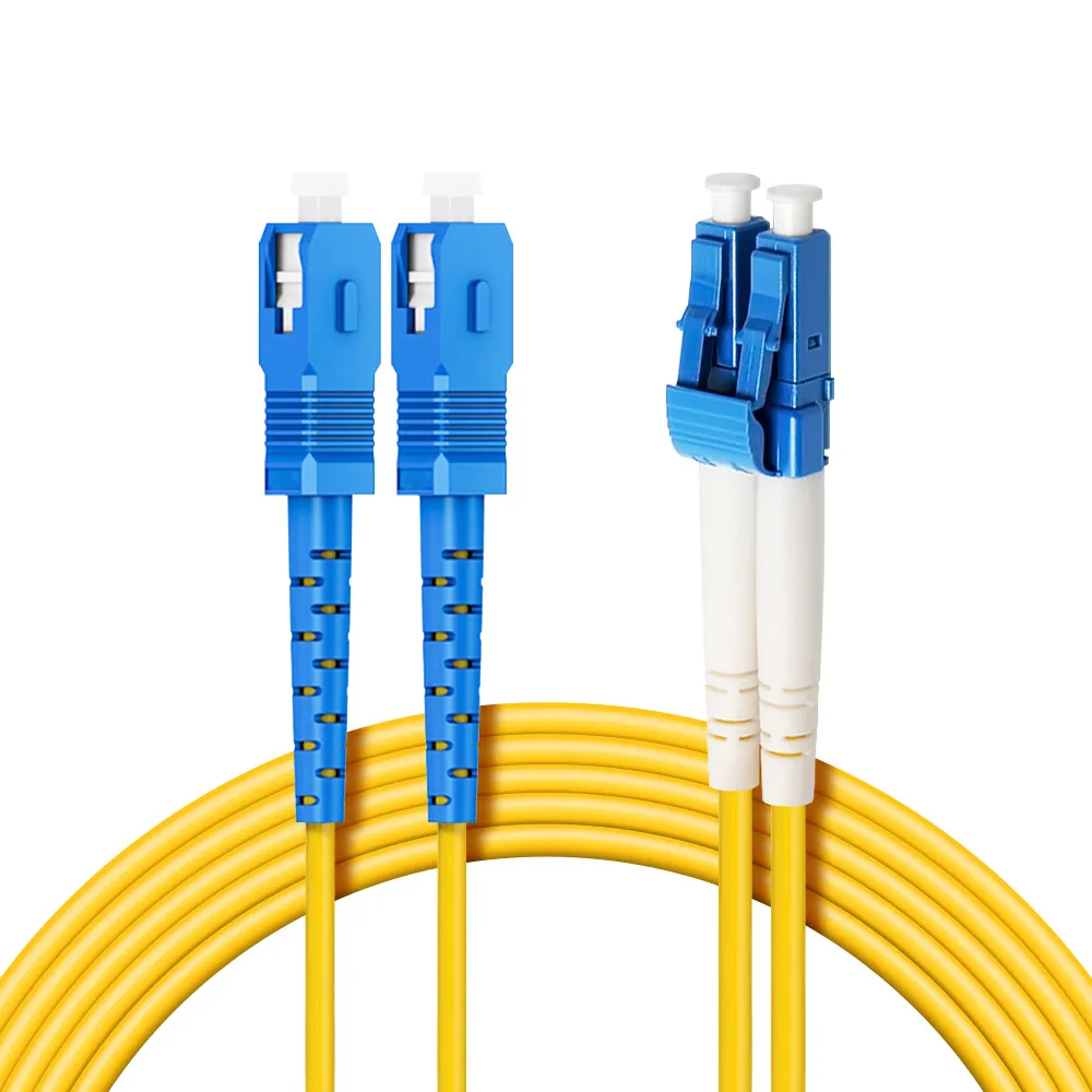 【台灣霓虹】電信級SC-LC單模雙芯全雙工光纖跳線5米