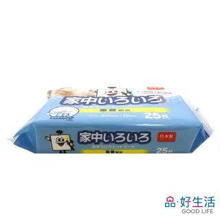 【GOOD LIFE 品好生活】日本製 清潔武士萬用重曹/小蘇打25抽清潔濕紙巾