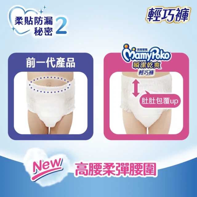 【滿意寶寶】獨家-瞬潔乾爽輕巧褲L-XXL 3箱組 (褲型/日本製)