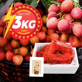 【果樹寶石】高雄大樹32mm+玉荷包荔枝約5斤x1箱(銷日專屬規格禮盒 冷藏配送)