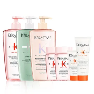 【KERASTASE 巴黎卡詩】大容量髮浴500ml二入組(多款任選/洗髮精)