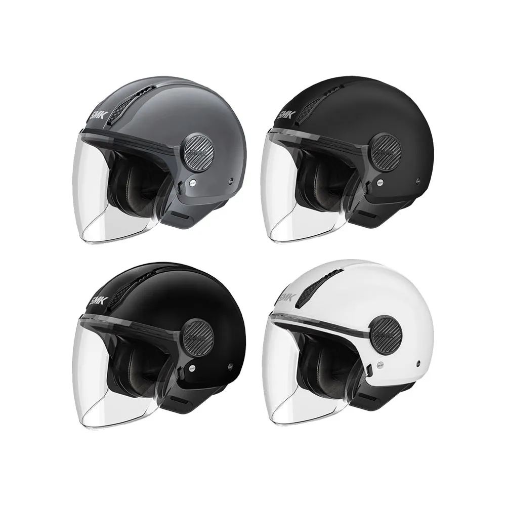 【SMK HELMETS】台灣總代理 3/4 半罩安全帽｜LAMINAR 素色款(金屬插扣 DOT+ECE雙認證)
