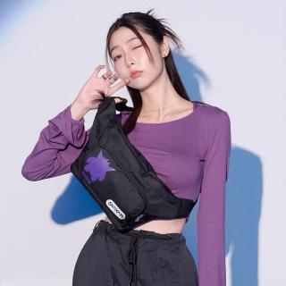 【OUTDOOR】寶可夢Pokemon-耿鬼腰包-黑色 ODGO23P04BK