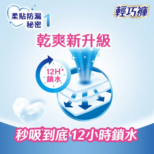 【滿意寶寶】獨家-瞬潔乾爽輕巧褲L-XXL 6箱組 (褲型/日本製)