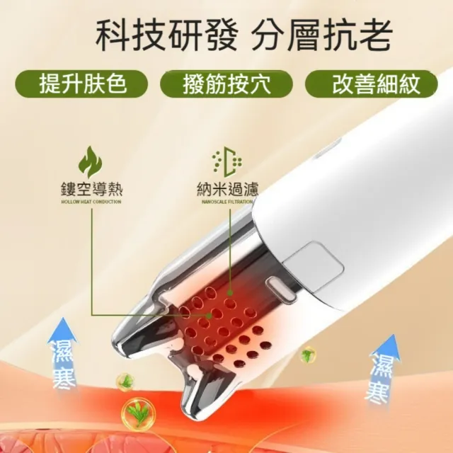 【楠阳艾】升級微電版-面部桃花灸美容儀(臉部美容儀 臉部艾灸棒 面部按摩儀交換禮物 新年禮物)