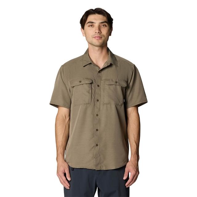 【Mountain Hardwear】Canyon™ Short Sleeve Men 機能防曬短袖襯衫 大地棕 男款 #2110231