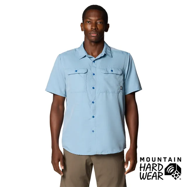 【Mountain Hardwear】Canyon™ Short Sleeve Men 機能防曬短袖襯衫 元素藍 男款 #2110231