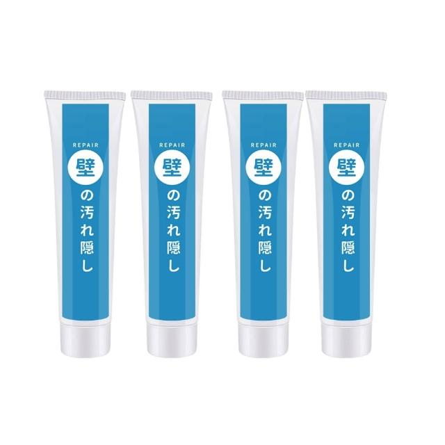 【寶媽咪】2+2入超值牆壁裂縫專家補牆膏(防水珪藻土/吸溼不泛黃/牆面修補膏/補土膏/裂縫)