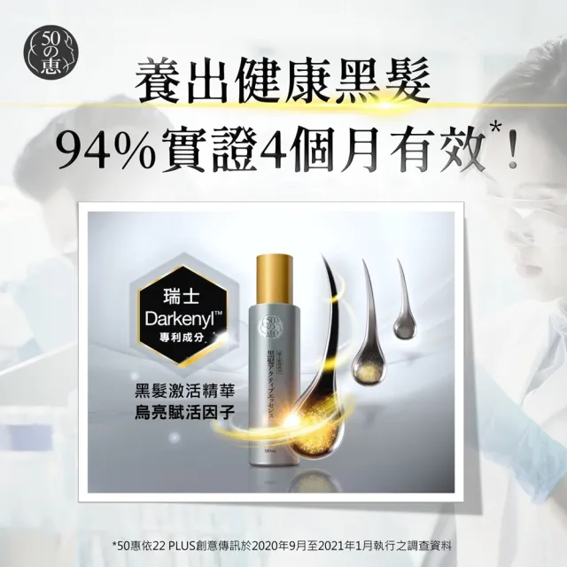 【50 惠】黑髮激活精華 120mL(日本樂敦製藥 激活黑髮 不含染髮劑 促進頭皮循環 活絡滋養髮根)