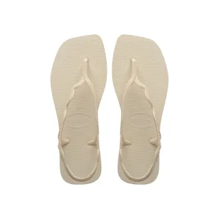 【havaianas 哈瓦仕】涼鞋 女鞋 拖鞋 夾腳拖 時尚 鑽石切割 Soleil 亮沙灰 4148977-0121W(哈瓦士)