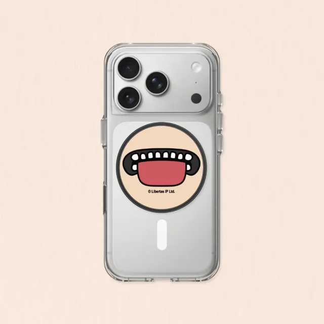 【RHINOSHIELD 犀牛盾】GRIP O MagSafe兼容磁吸輕巧手機支架∣固架∣立架(Fuggler放克牙寶)