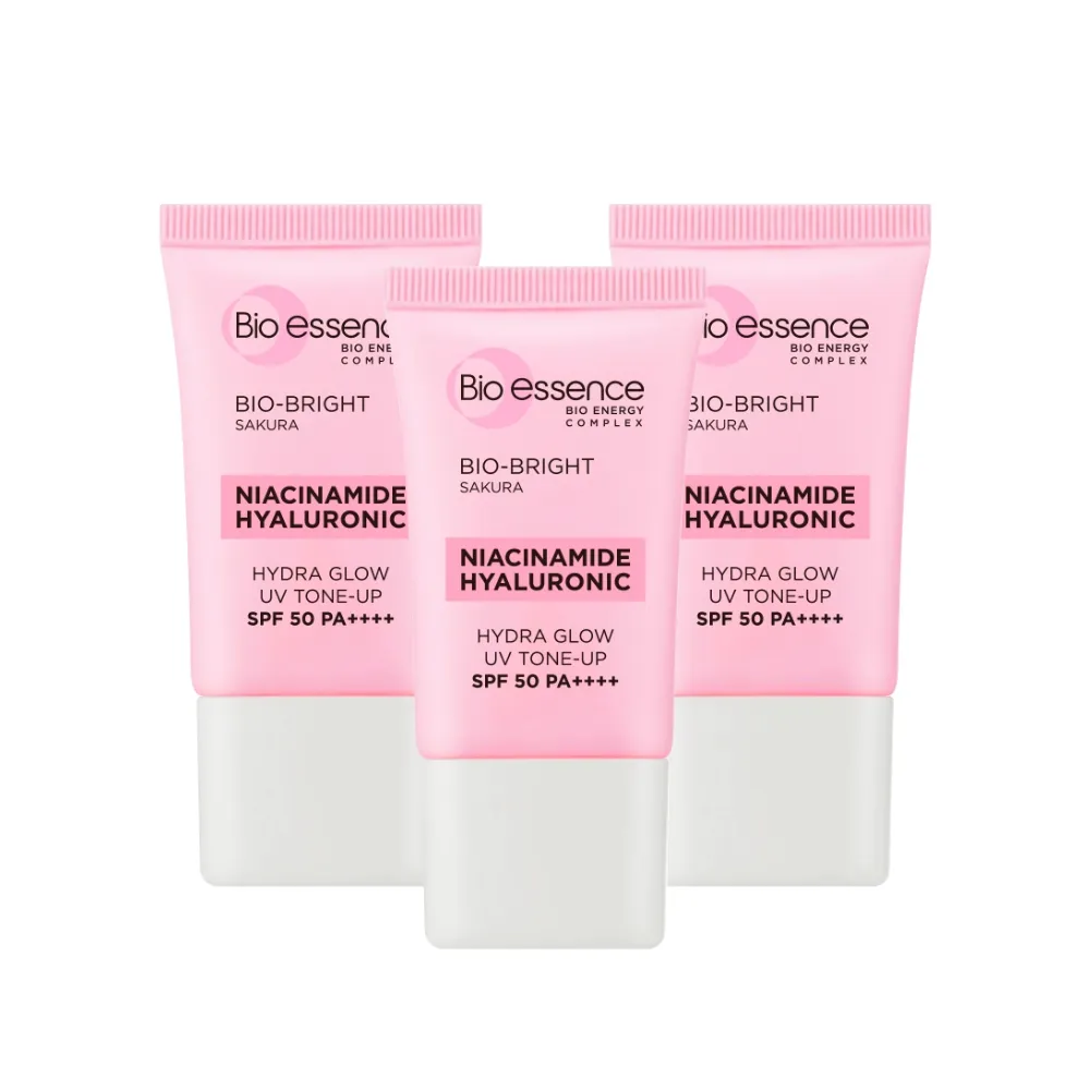 【Bio-essence 碧歐斯】BIO 超能水光煥白防曬霜 SPF50+ PA++++ 30ml(3入組)