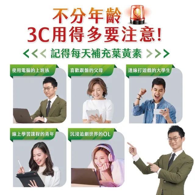 【CENTRUM 善存】游離型葉黃素軟膠囊20mg(60粒/盒-視網膜推薦 3週看見不同 分子小好吸收 天然萬壽菊萃取)