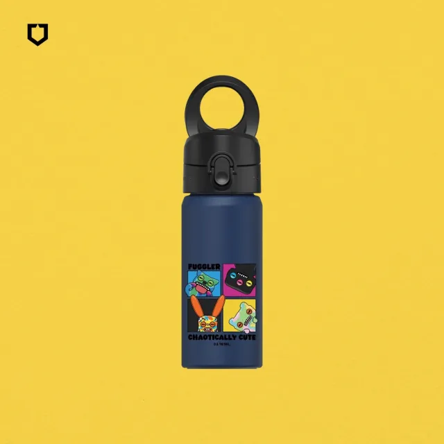 【RHINOSHIELD 犀牛盾】AquaStand磁吸水壺 不鏽鋼保溫杯480ml MagSafe兼容支架運動水壺(Fuggler放克牙寶)