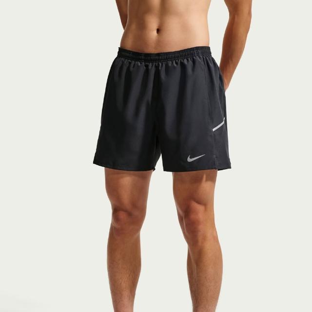 【NIKE 耐吉】短褲 男 運動褲 慢跑 速乾 AS M NK DF MILER 5IN 2IN1 SHOR 黑 IF2045-010
