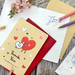 【SEASON 四季紙品禮品】25K謝卡 祝福 友誼 感謝 TK2504-33~36