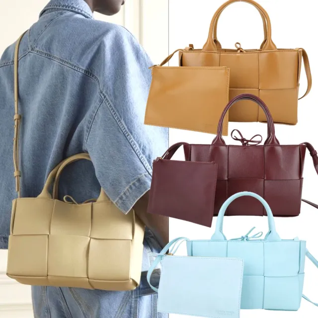 【BOTTEGA VENETA 寶緹嘉】BV Arco 寬編織兩用托特包-3色可選