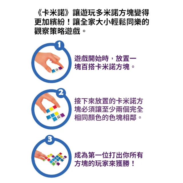 【Asmodee 艾賜魔袋】卡米諾 小盒版 Chromino Small Box  (益智桌遊 顏色配對 邏輯思考 親子家庭 策略小品)