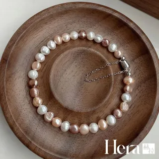 【HERA 赫拉】巴洛克異形淡水珍珠磁吸扣手鍊 H115051403(巴洛克 異形 淡水 珍珠 磁吸扣 手鍊)
