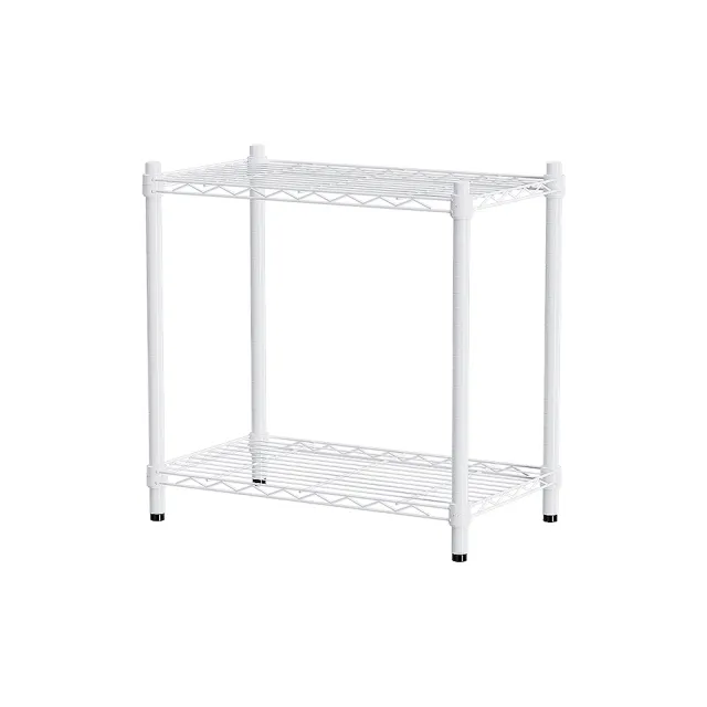 【dayneeds 日需百備】輕型 60x45x60公分烤漆二層架(鐵力士架/收納層架/鞋架/展示架/層架/鐵架)