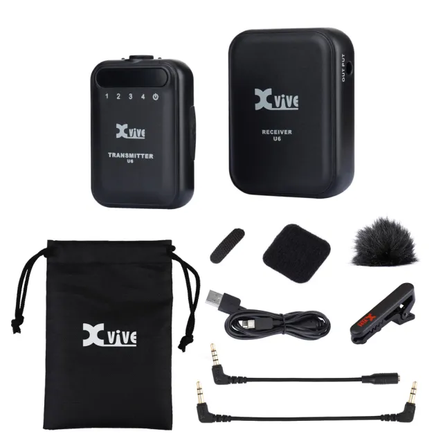 Xvive U6 Compact Wireless Mic System 麥克風無線傳輸介面 (海國)