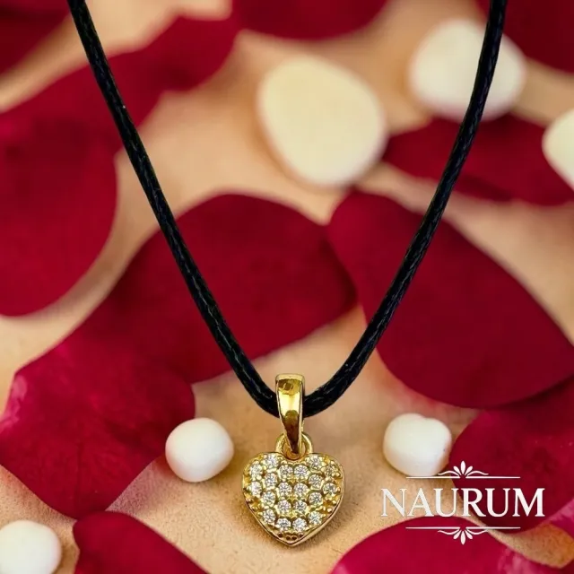 (NAURUM)黃金墜飾星語心願0.20錢附贈皮繩