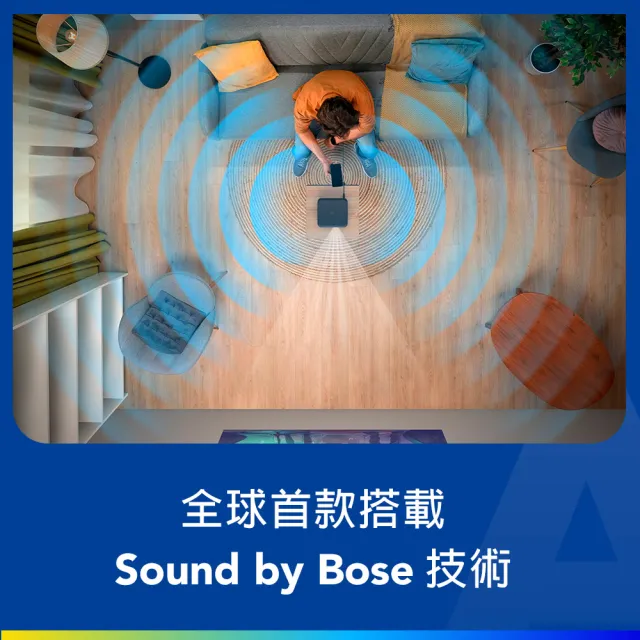 【EPSON】4K 迷你智慧投影機全球首款Bose喇叭 EF-62B(夜曲黑)